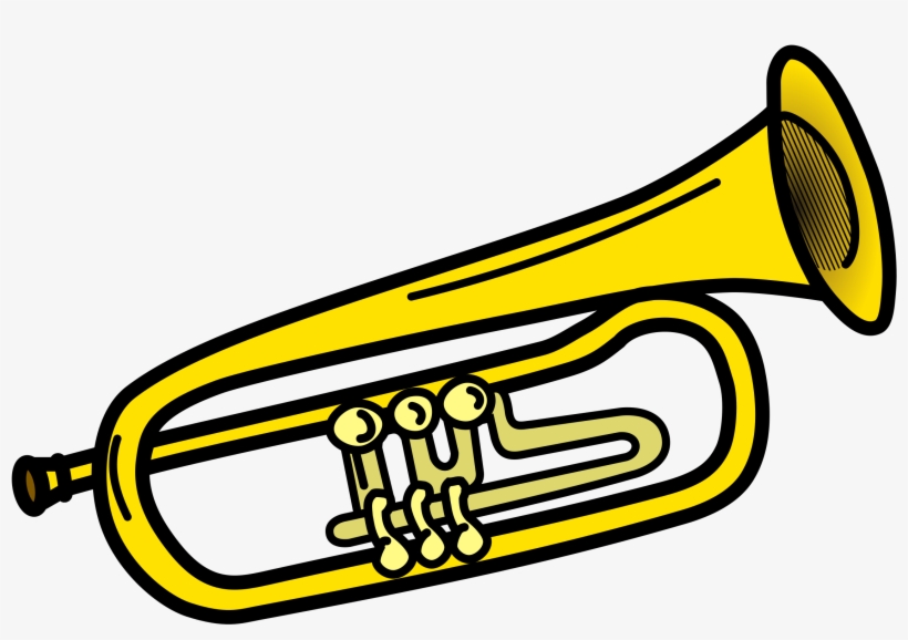 This Free Icons Png Design Of Trumpet Coloured, transparent png #107368