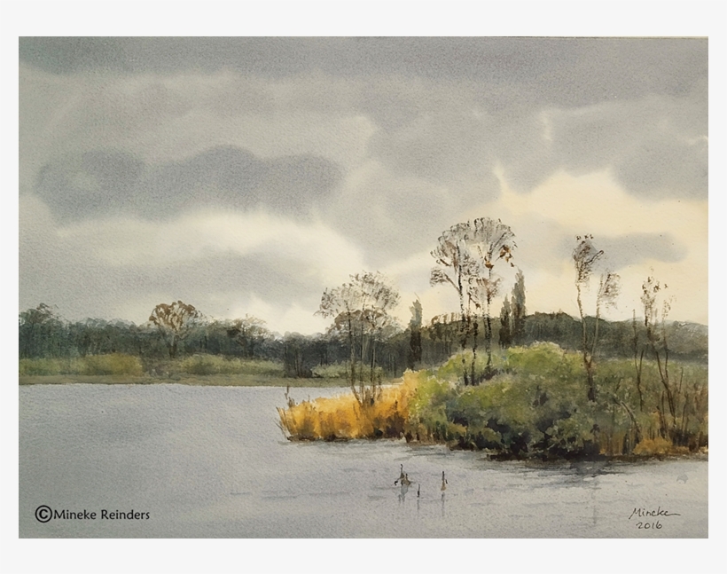 Little Island Eilandje Watercolor On Arches 140 Lb - Loch, transparent png #107766