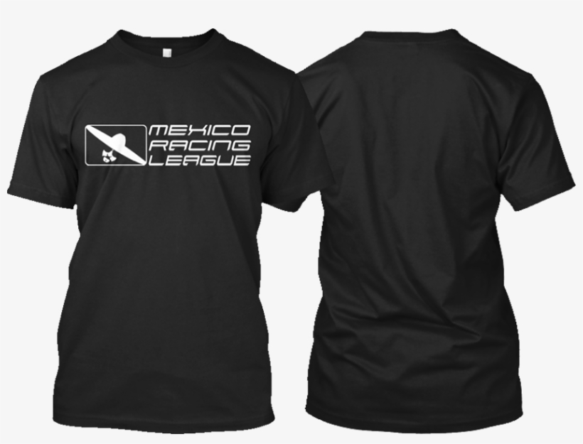 Mrl White Logo Shirt - T Shirt Black Front And Back, transparent png #107786