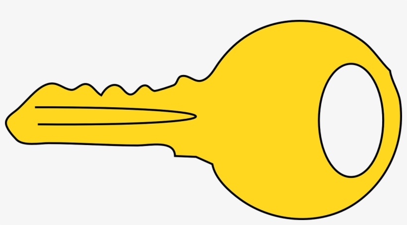 Key Clipart Yellow - Key Clipart Png, transparent png #107832