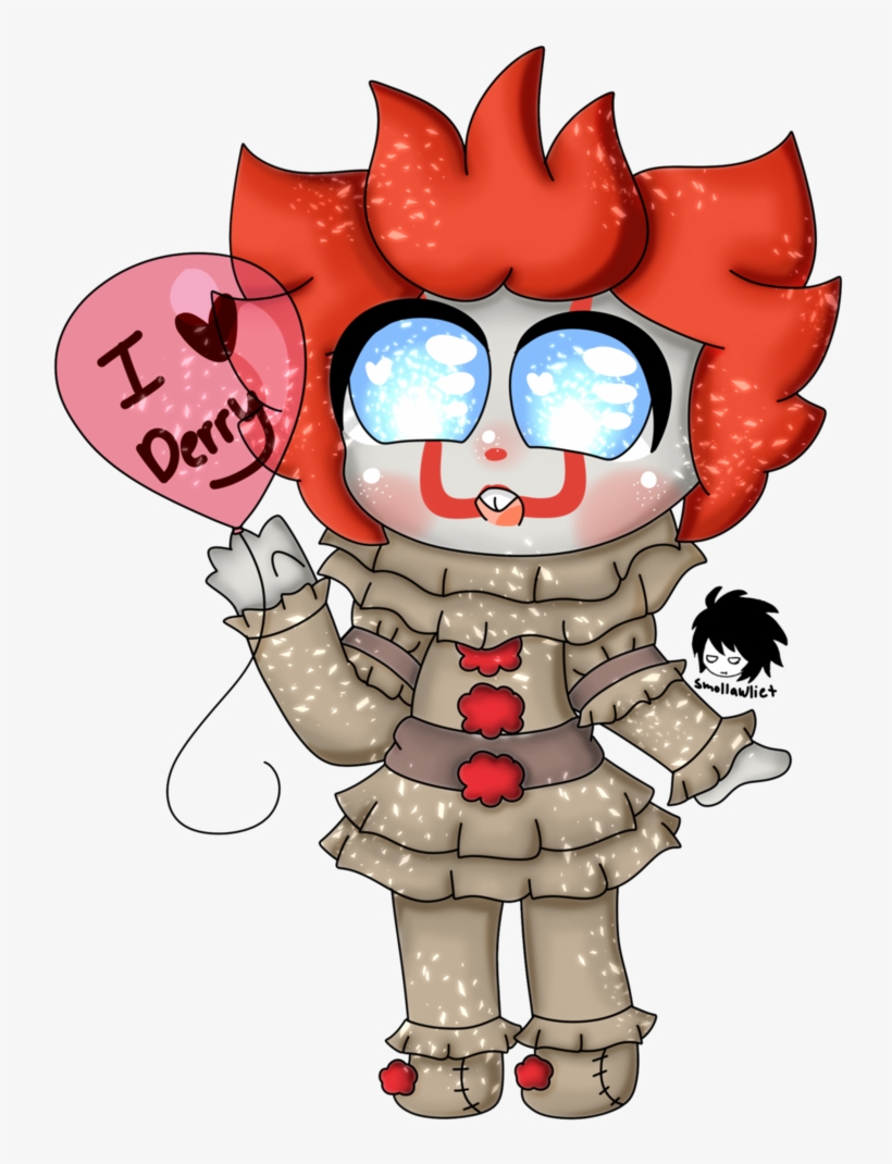 Chibi Pennywise By Smollawliet - Pennywise Cute Fan Art, transparent png #107847