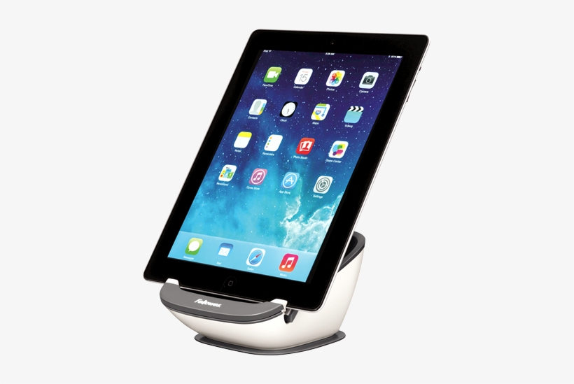 I-spire Series™ Tablet Suctionstand™ - Fellowes I-spire Tablet Suctionstand, transparent png #107948