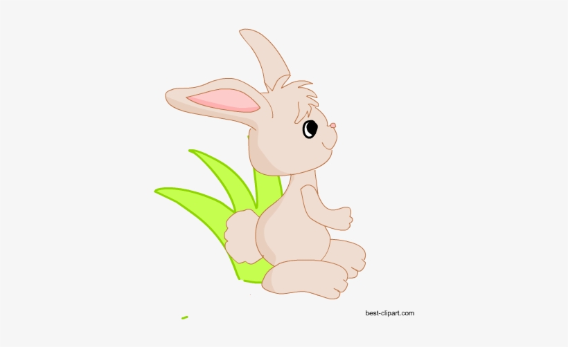 Cute Easter Bunny, Free Clip Art - Easter, transparent png #108170