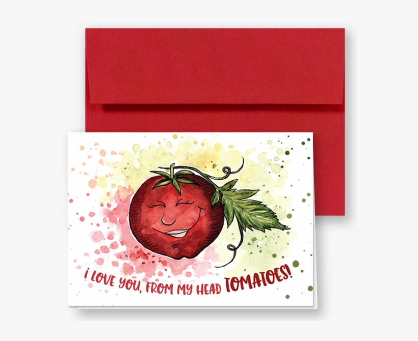 Tomato Pun Watercolor - Watercolor Painting, transparent png #108282