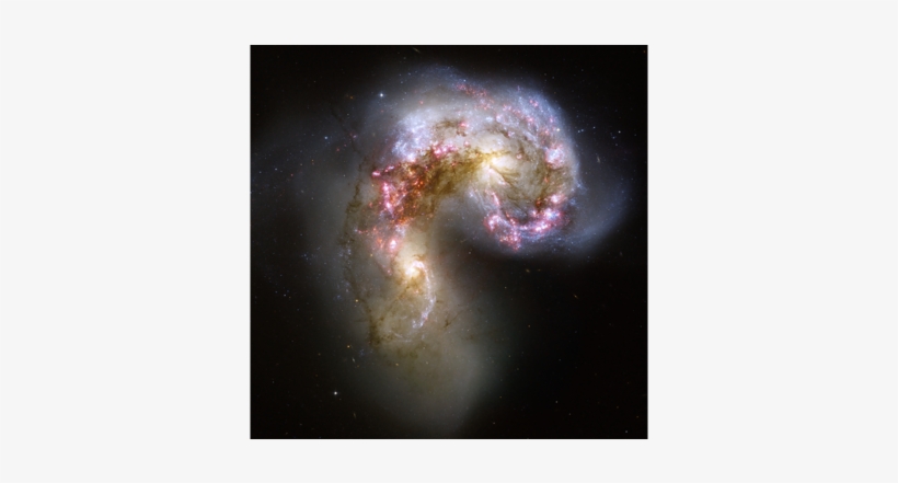 Antennae Galaxies - Poster: Antennae Galaxies, Hst Image, 61x61in., transparent png #108283