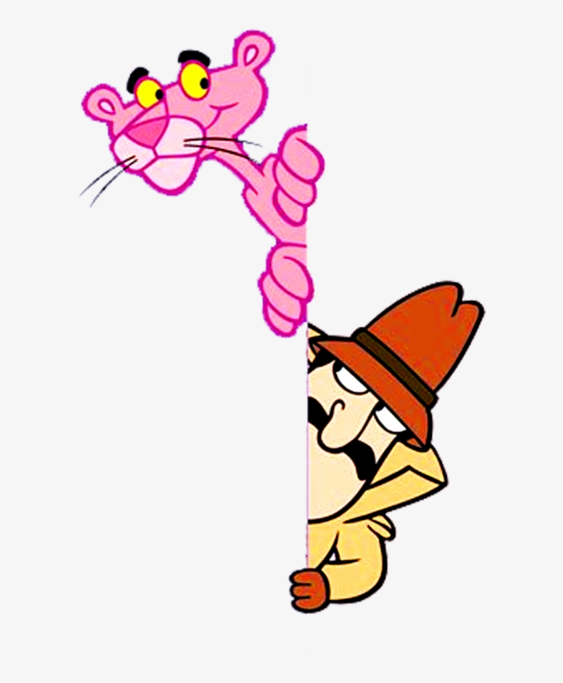 Pink Panther And Inspector Cluso Clip Art Cliparts - Pink Panther And Inspector Clouseau, transparent png #108285