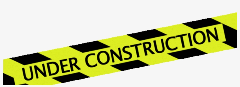 Construction Tape Clipart - Caution Tape Under Construction, transparent png #108329