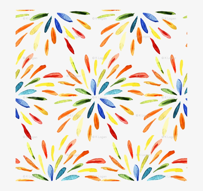 Watercolor Spring Summer Flowers Orange And Red Wallpaper, transparent png #108398