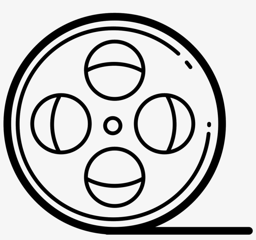 Film Reel Icon - Smiley, transparent png #108549