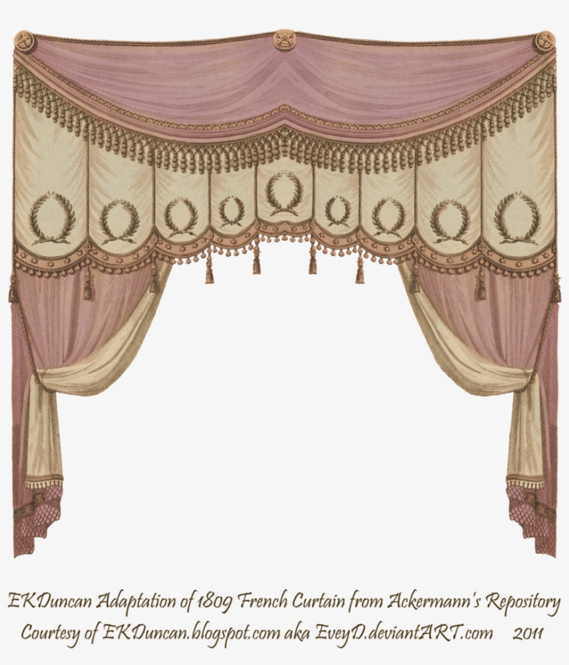 Download Vintage Curtain Png Transparent Clipart Theater - Vintage Theater Curtain Transparent Png, transparent png #108566