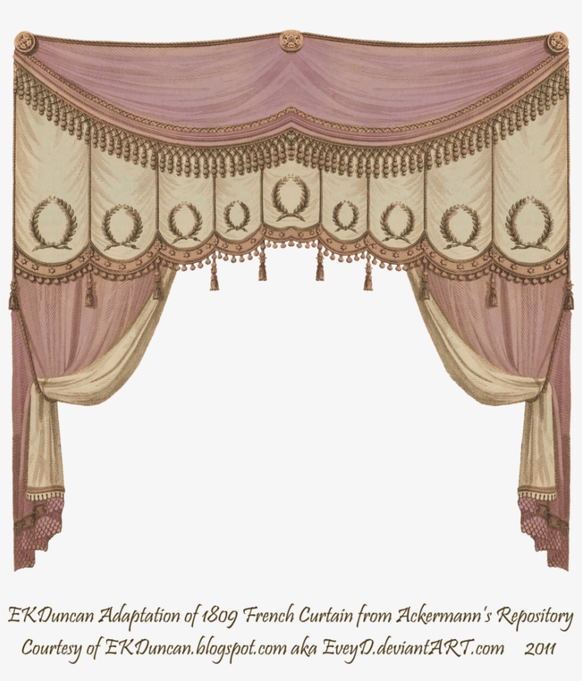 Download Vintage Curtain Png Transparent Clipart Theater - Vintage Theater Curtain Transparent Png, transparent png #108566