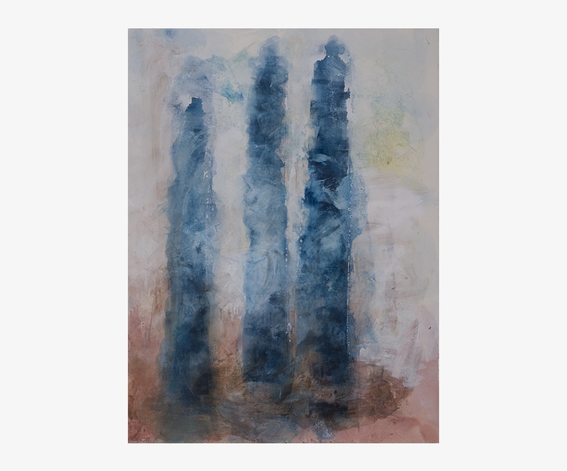 Three Sisters Blue Ii - Painting, transparent png #108647