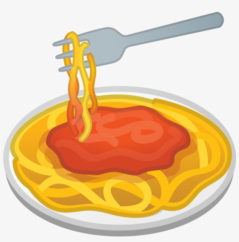 Image Black And White Download Spaghetti Icon Noto - Pasta Emoji Png, transparent png #108676