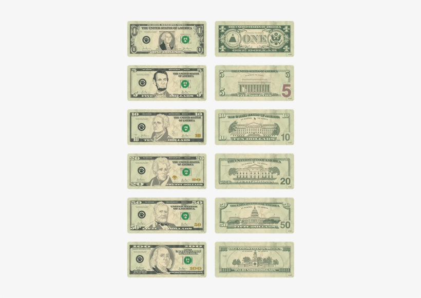 Money Accents - Bills - Teacher Created Resources 6" Money Accents, Bills, transparent png #108785