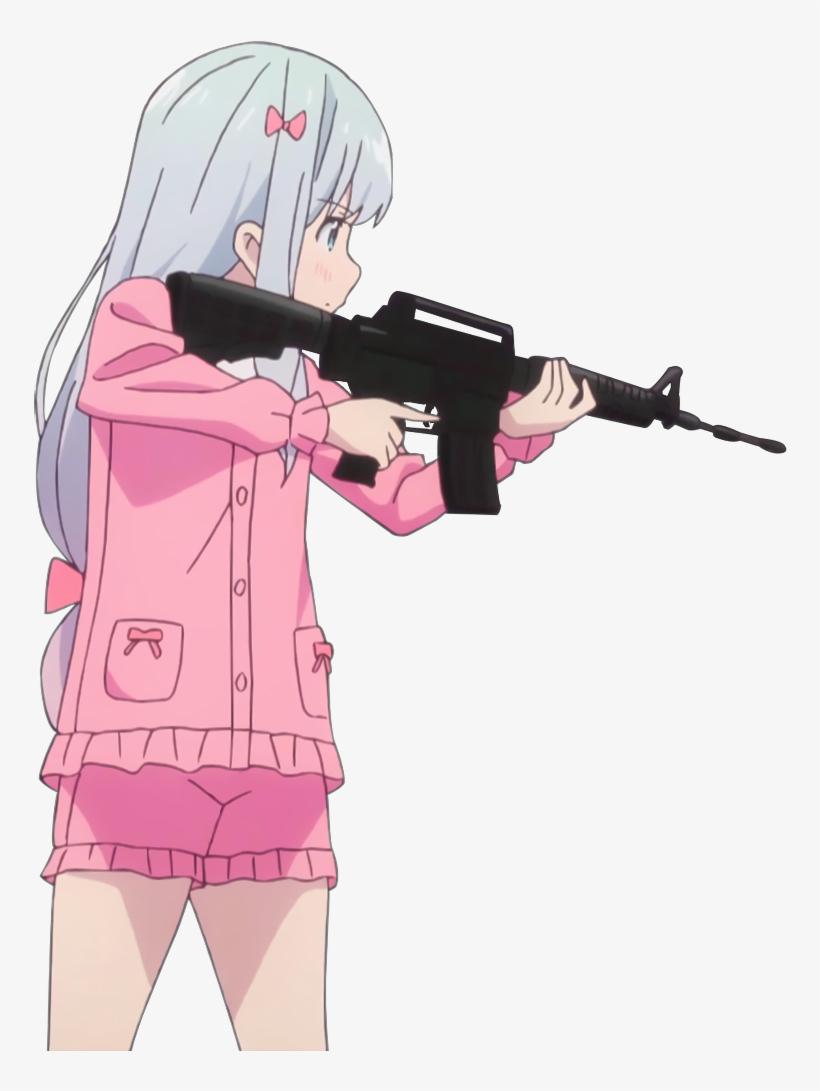 Sagiri From Eromanga-sensei I'm Sure Someone Can Make - Eromanga Sensei Sagiri Gun, transparent png #108921