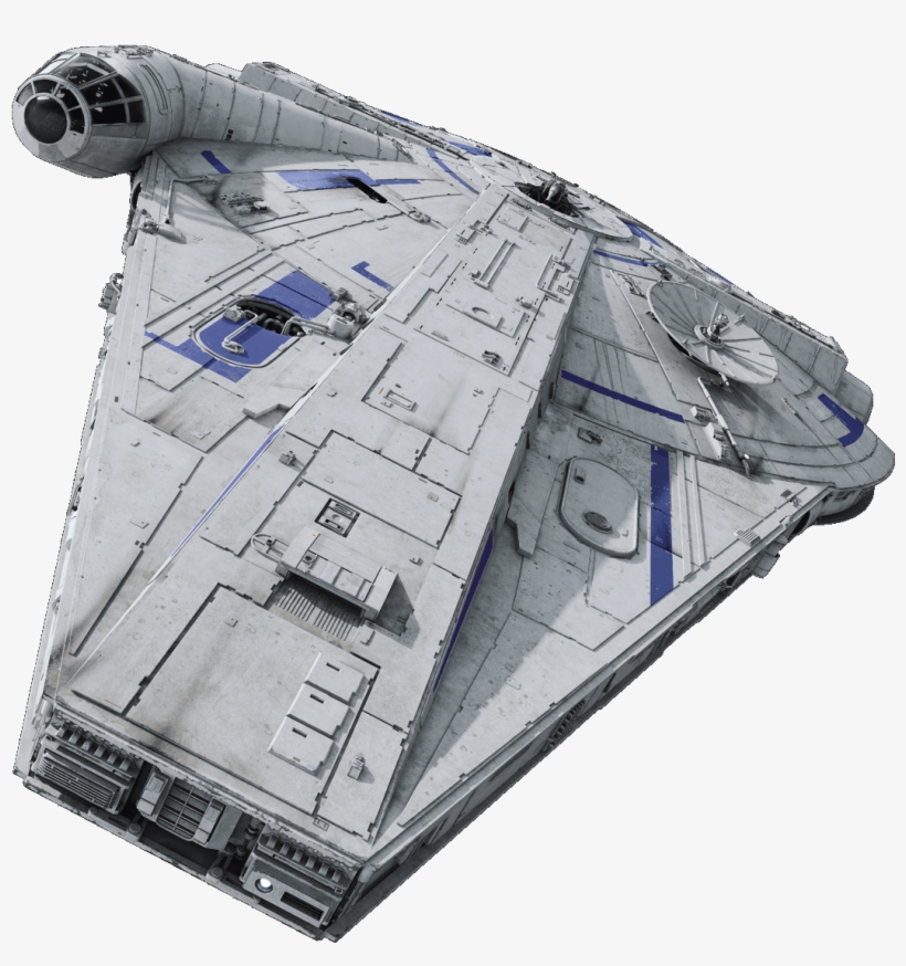 Landos Millennium Falcon Fathead - Solo Millennium Falcon Escape Pod, transparent png #108944