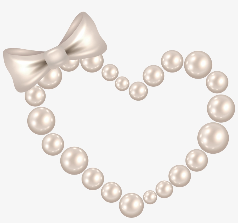 Jpg Royalty Free Heart With Bow Transparent Png Clip, transparent png #108947