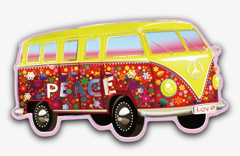 Hippie Bus Png Picture Black And White Stock - Hippie Birthday, transparent png #109019