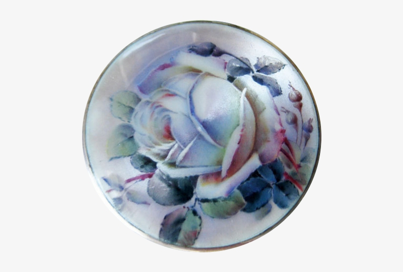 Antique 935 Silver Enamel Guilloche Meyle And Mayer - Enamel Silver Box, transparent png #109490