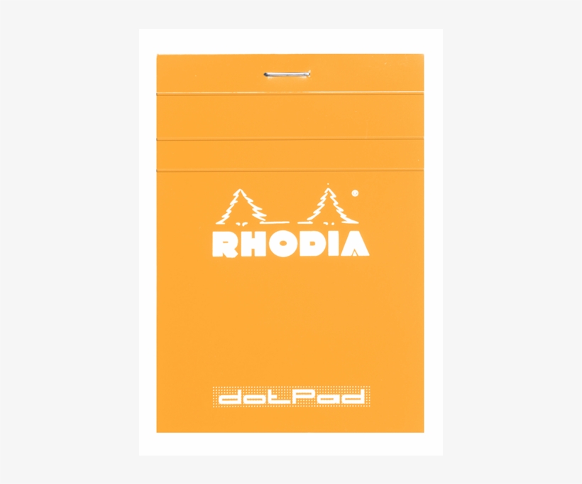 The Best Notebook Paper For Calligraphy - Rhodia Classic Staple Bound Graph Paper Pad, transparent png #109590