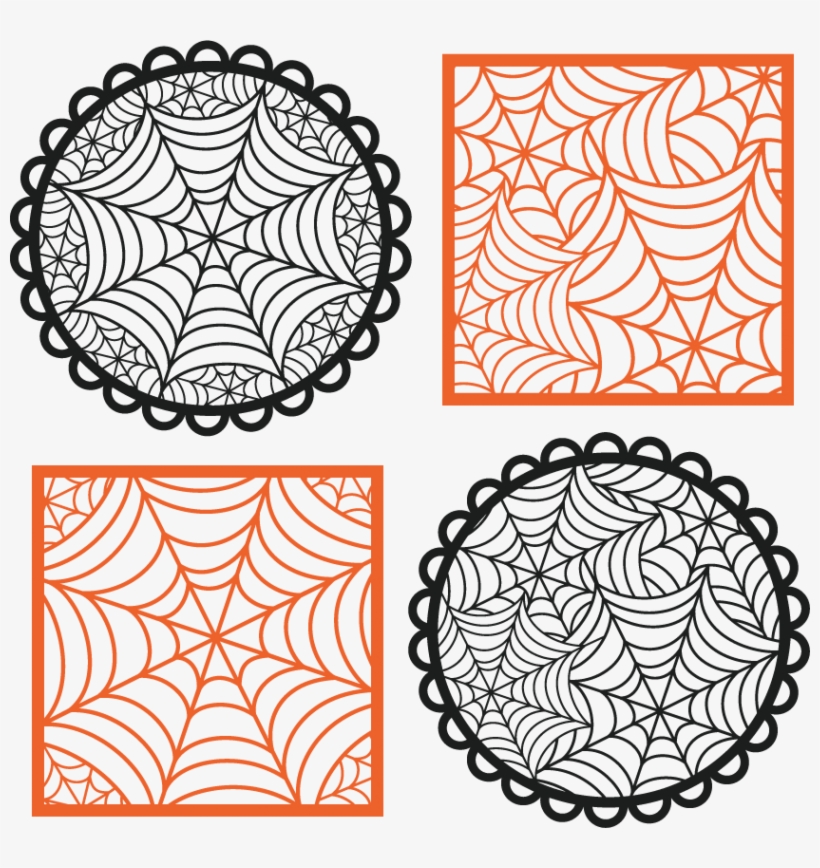Halloween Spider Web Vector Free Transparent Background - Halloween ...
