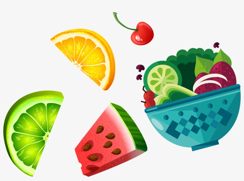 Picture Stock Raspberry Clipart Fruit Salad - Fruit Cartoon Png, transparent png #1000236