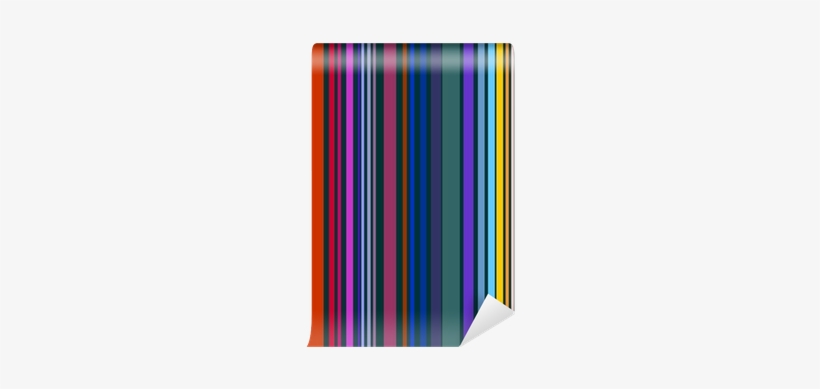 Decorative Colorful Stripe Pattern Wall Mural • Pixers® - Graphic Design, transparent png #1000240