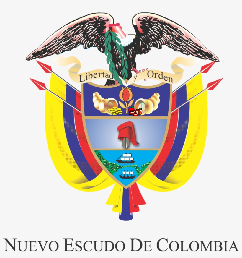 Nuevo Escudo De Colombia Logo Vector - Logo Escudo De Colombia, transparent png #1000325