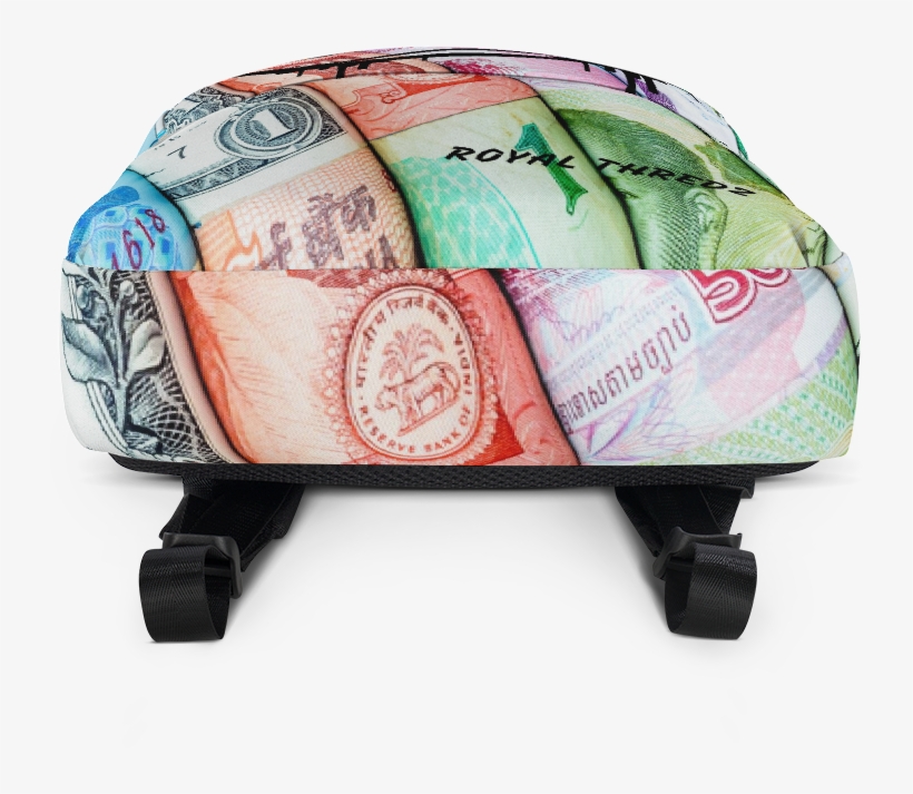 Image Of Money Roll Backpack - Backpack, transparent png #1000473
