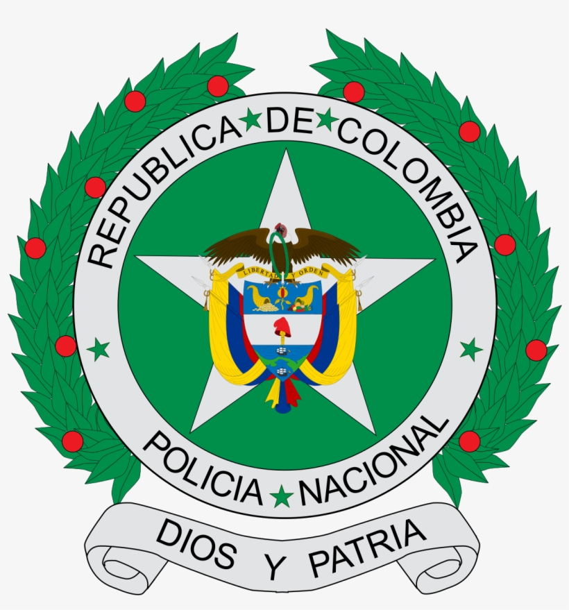 Policia Nacional Colombia Logo 3 By Nathan - Colombian National Police, transparent png #1000571