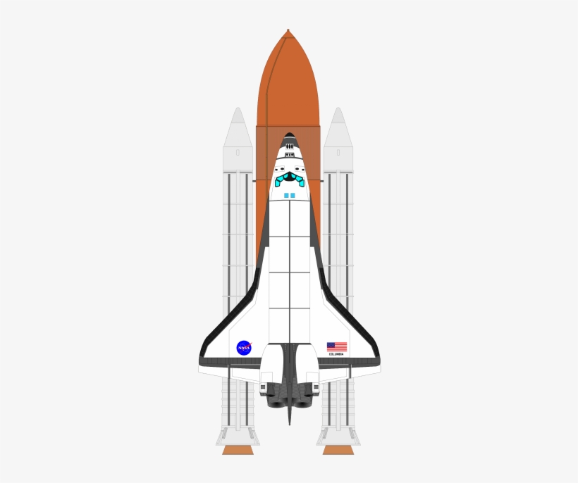 Free Png Space Shuttle Flat Png Images Transparent - Space Shuttle Clip Art, transparent png #1000613