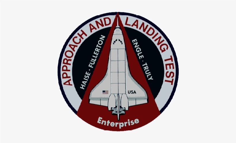 Space Shuttle Enterprise Logo - Nasa Unveils The First Space Shuttle The Enterprise, transparent png #1000677