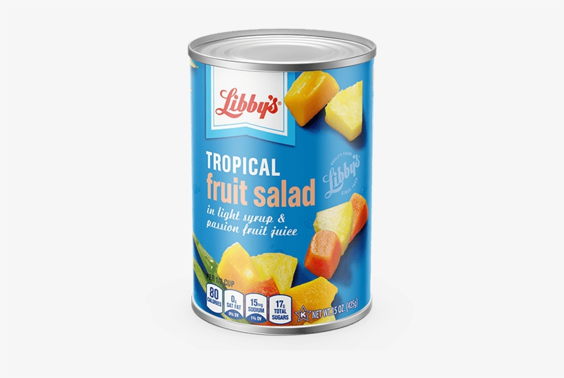 Tropical Fruit Salad - Libbys Tropical Chunky Red Papaya, In Light Syrup And, transparent png #1000699
