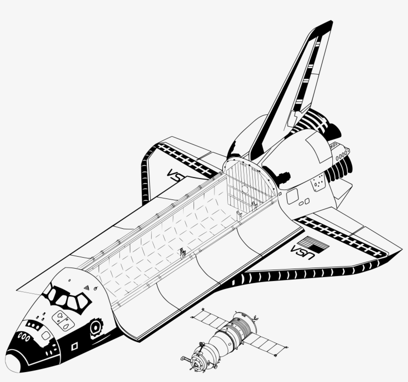 Drawing Area Space Shuttle - Soyuz Space Shuttle Size Comparison, transparent png #1000777