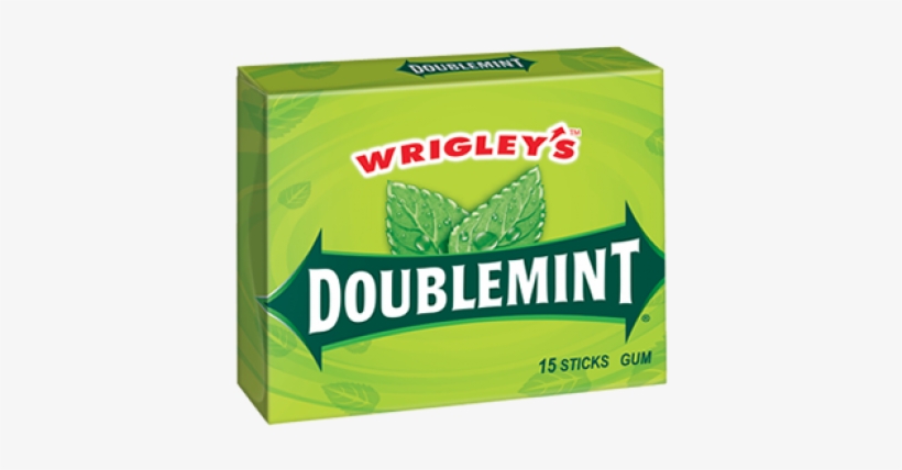 Wrigley's Doublemint Gum 15 Sticks - Double Mint Gum Png, transparent png #1000815
