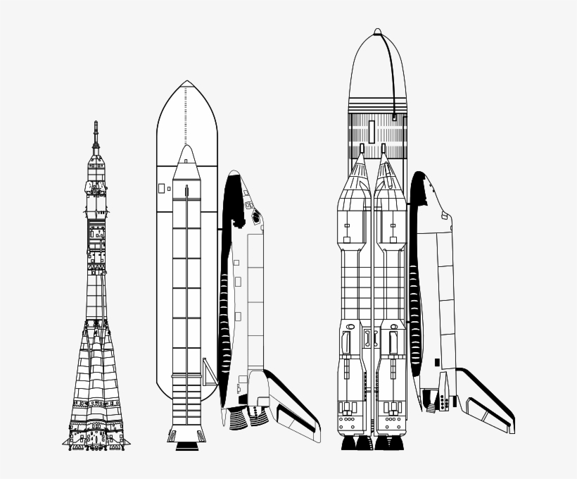 Rp1357 P189 Soyuz Rocket , Space Shuttle - American Space Shuttle Plan, transparent png #1001090