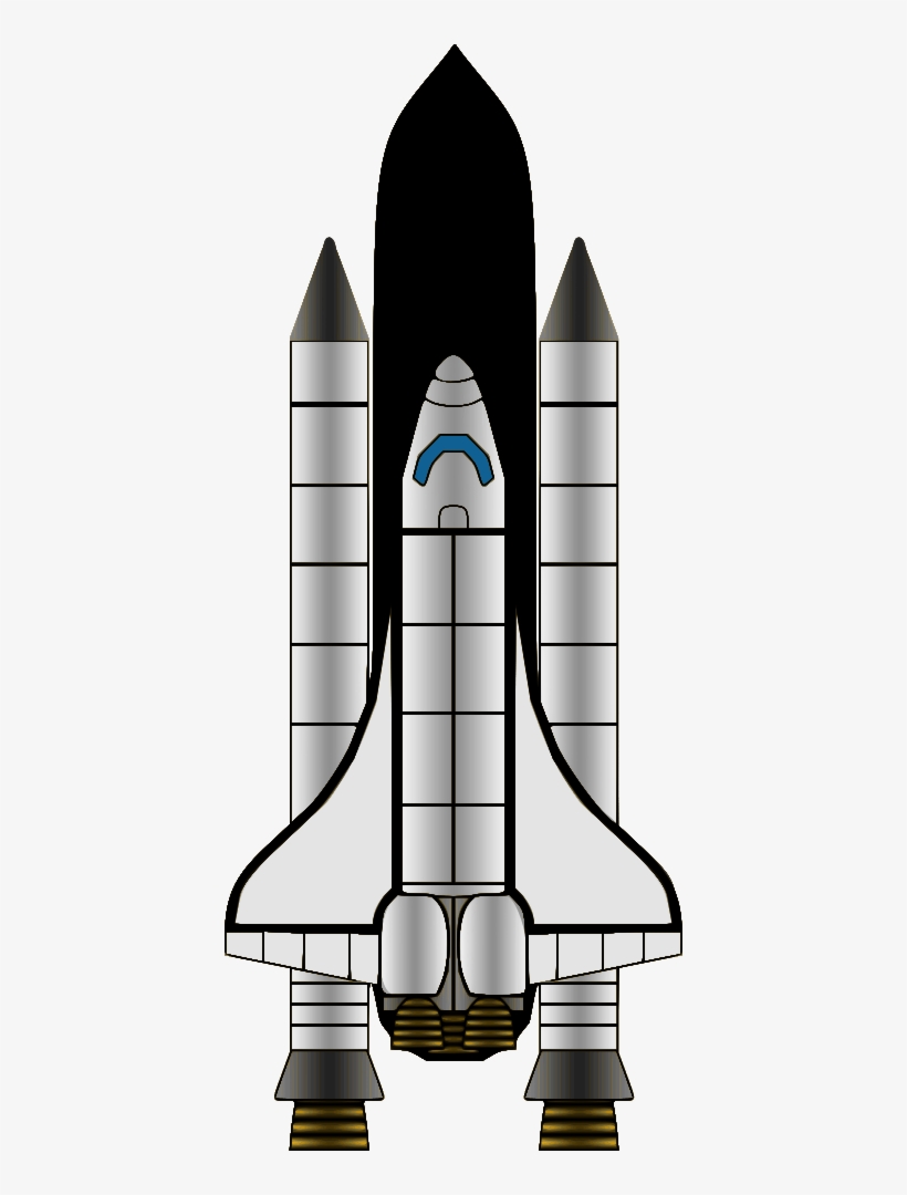 Space Shuttle - Label A Space Rocket Ks1, transparent png #1001107