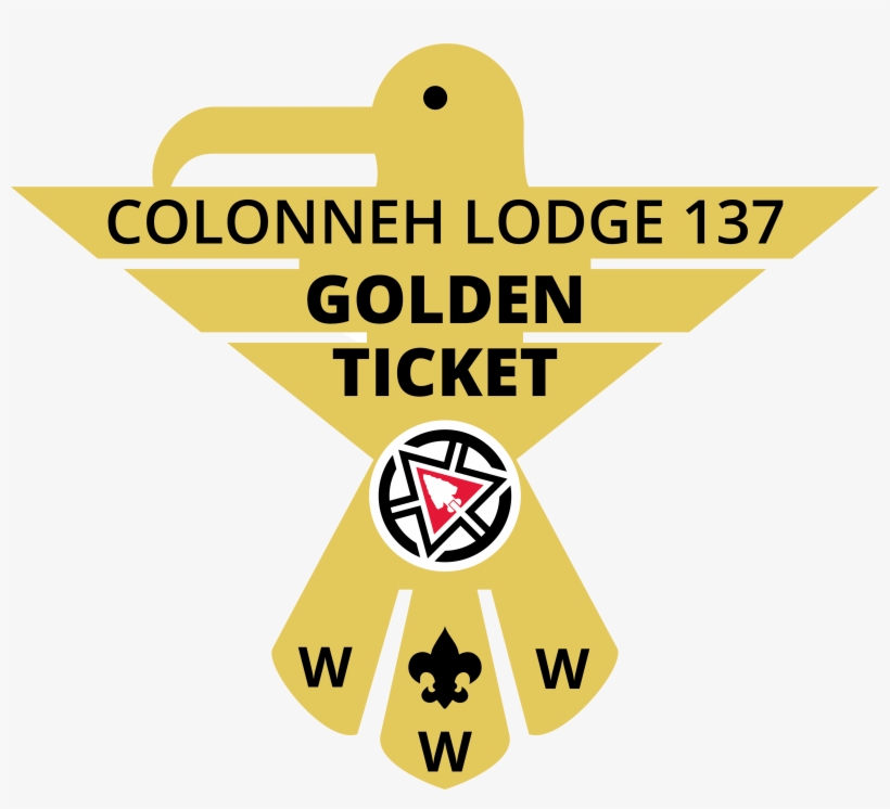 Golden Ticket Graphic - Order Of The Arrow, transparent png #1001221