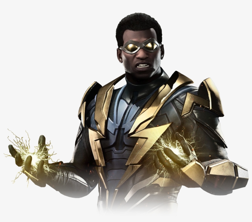 Black Lightning - Black Lightning Daughter Injustice 2, transparent png #1001269