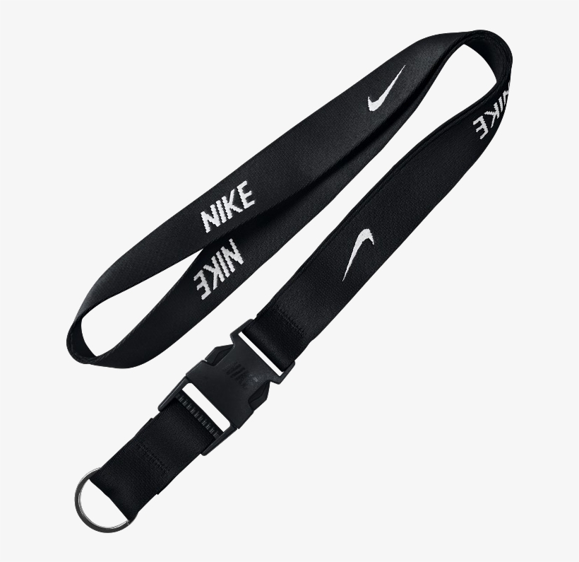 Nike Lanyard Black, transparent png #1001354