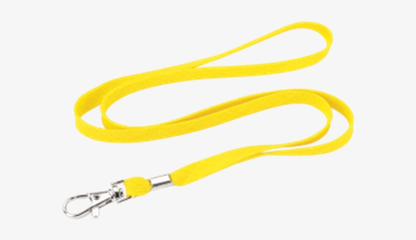 Picture Of Woven Lanyard With Metal Clip - Lanyard, transparent png #1001444