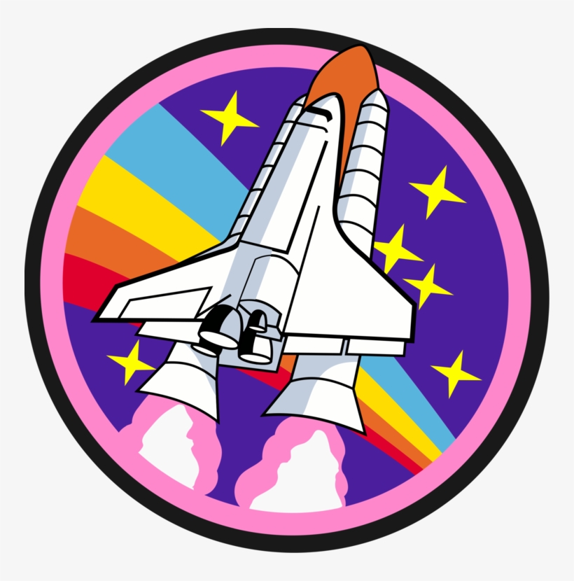 Digital Badge Rocket Spacecraft Space Shuttle - Rocket Badge, transparent png #1001462