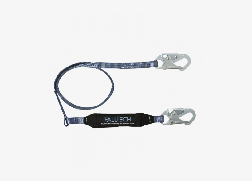 Falltech 8253 Clearpack Shock Absorbing Lanyard, 3-foot - Falltech 8256 Viewpack 6' Shock Absorbing Single Leg, transparent png #1002052