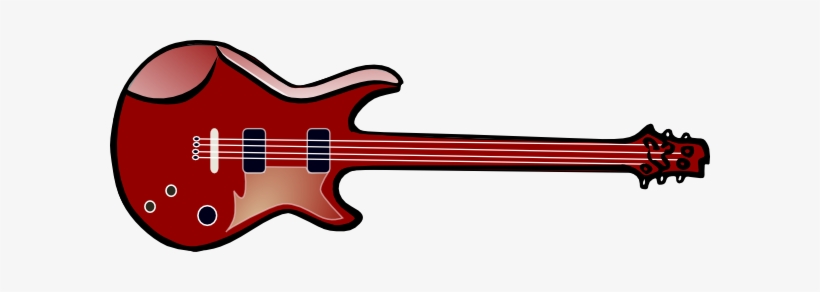 Vector Clipart Guitar - Electric Guitar Clip Art, transparent png #1002230