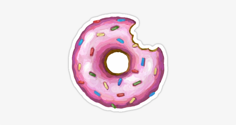 Google Search Donut Birthday Parties, Love Stickers, - Donut With A Bite Out, transparent png #1002514