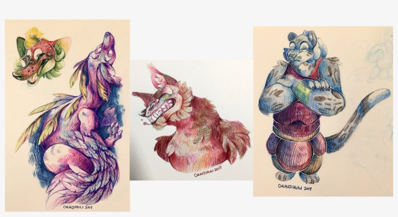 Colored Pencil Drawings - Affinity Photo Drawings, transparent png #1002707