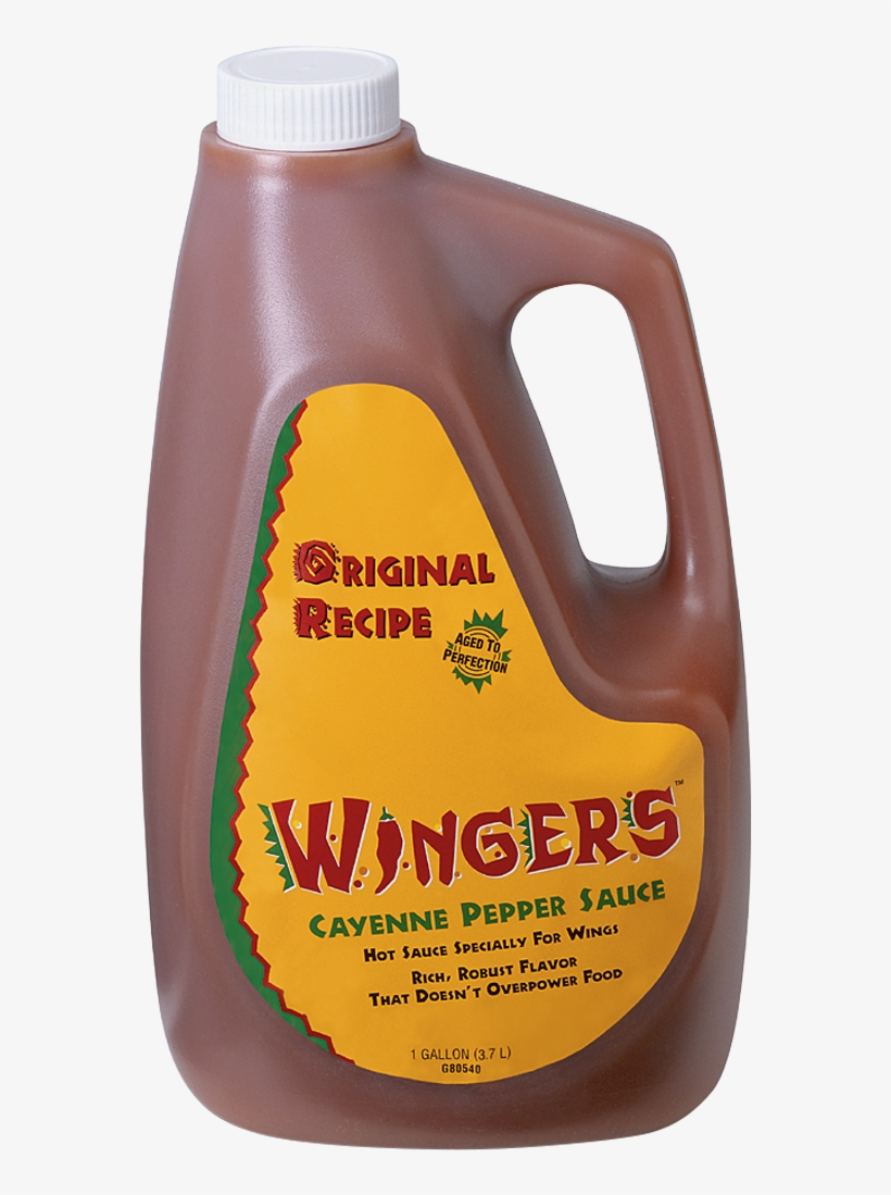 G80540-wl Wg Cayennepeppersauce - Winger's G80540.wl Sauce Original Recipe 4-1 Gallon,, transparent png #1002759