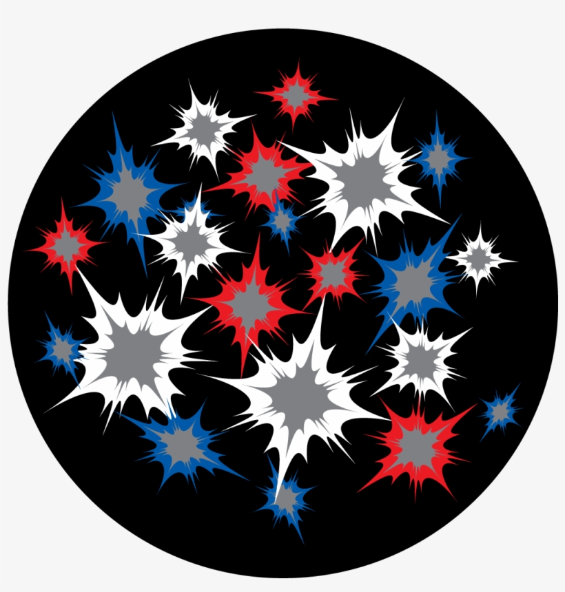 Apollo Design Cs-3476 Patriotic Explosion Colourscenic - Circle, transparent png #1002779