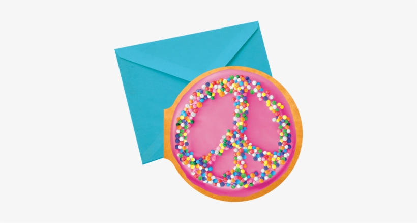Peace Donut Scented Notecards - Iscream Sweet Valentine Chocolate Scented 'peace Sprinkles', transparent png #1002786