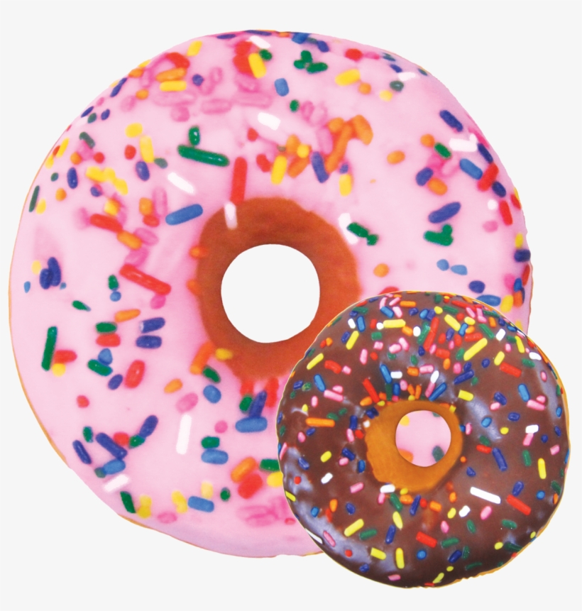 Pink Donut Png - Iscream Donut Microbead Pillow, transparent png #1002823